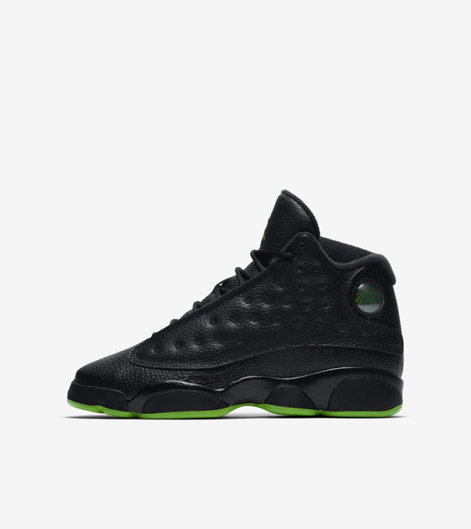 Air Jordan 13 'Black & Altitude Green' Release Date. Nike SNKRS