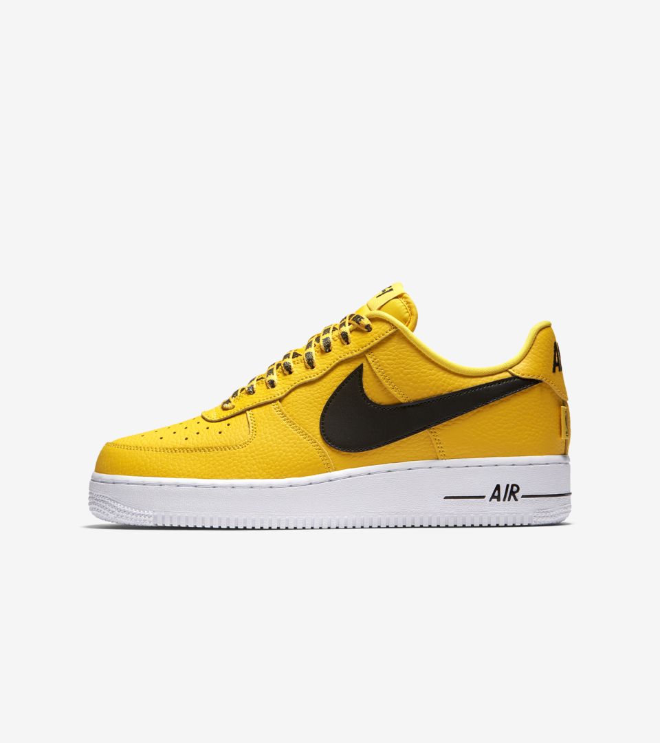 Rectangle Daisy semaphore Nike AF-1 Low NBA 'Amarillo & Black & White' Release Date. Nike SNKRS