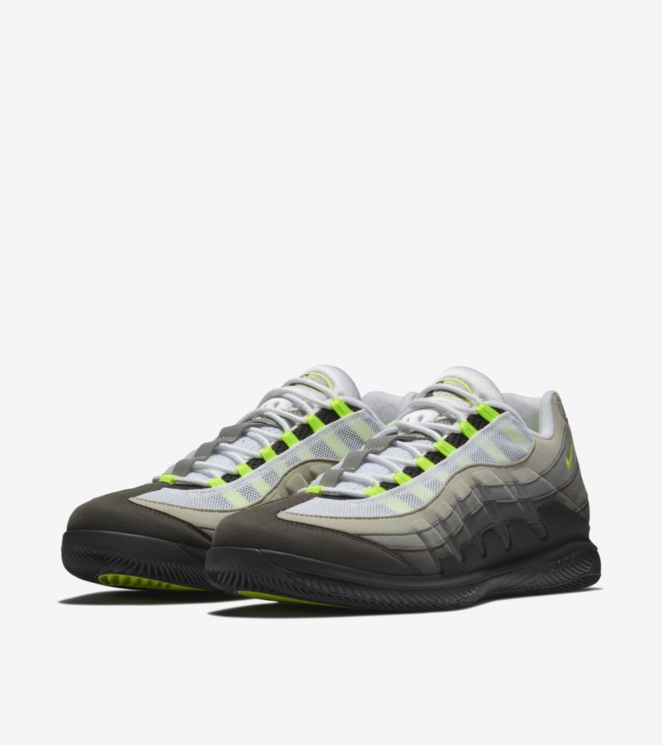 NikeCourt Vapor RF x AM95 'Black & Volt' Release Date. Nike