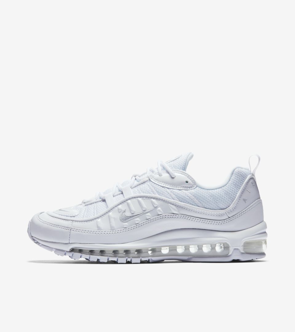 NIKE公式】ナイキ エア マックス 98 'White & Pure Platinum' (640744 ...