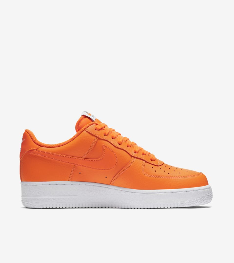 orange nike air force ones