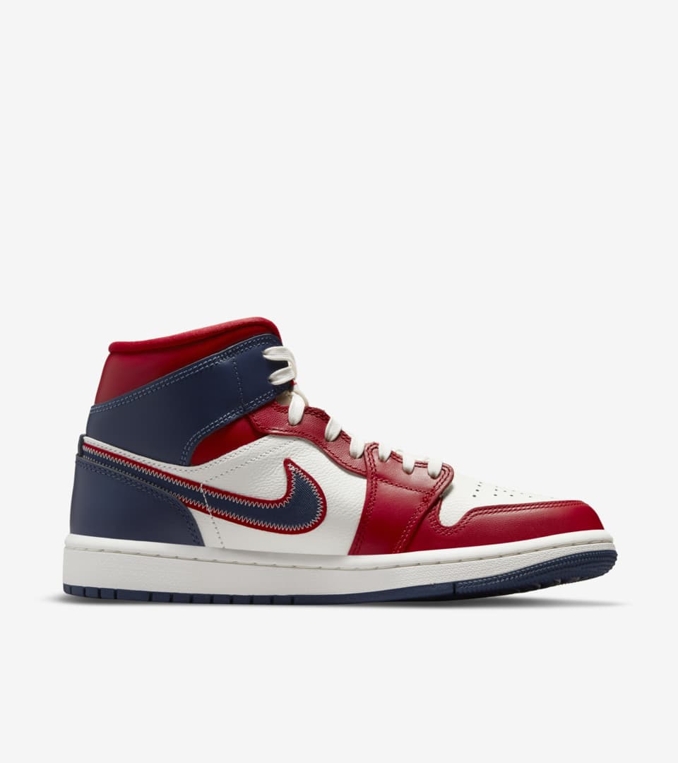 Women's Air Jordan 1 Mid SE 'Gym Red and Midnight Navy' (DQ7648 