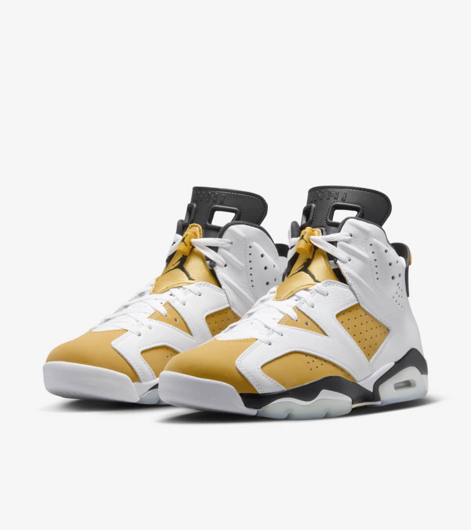 Nike yellow jordan sale