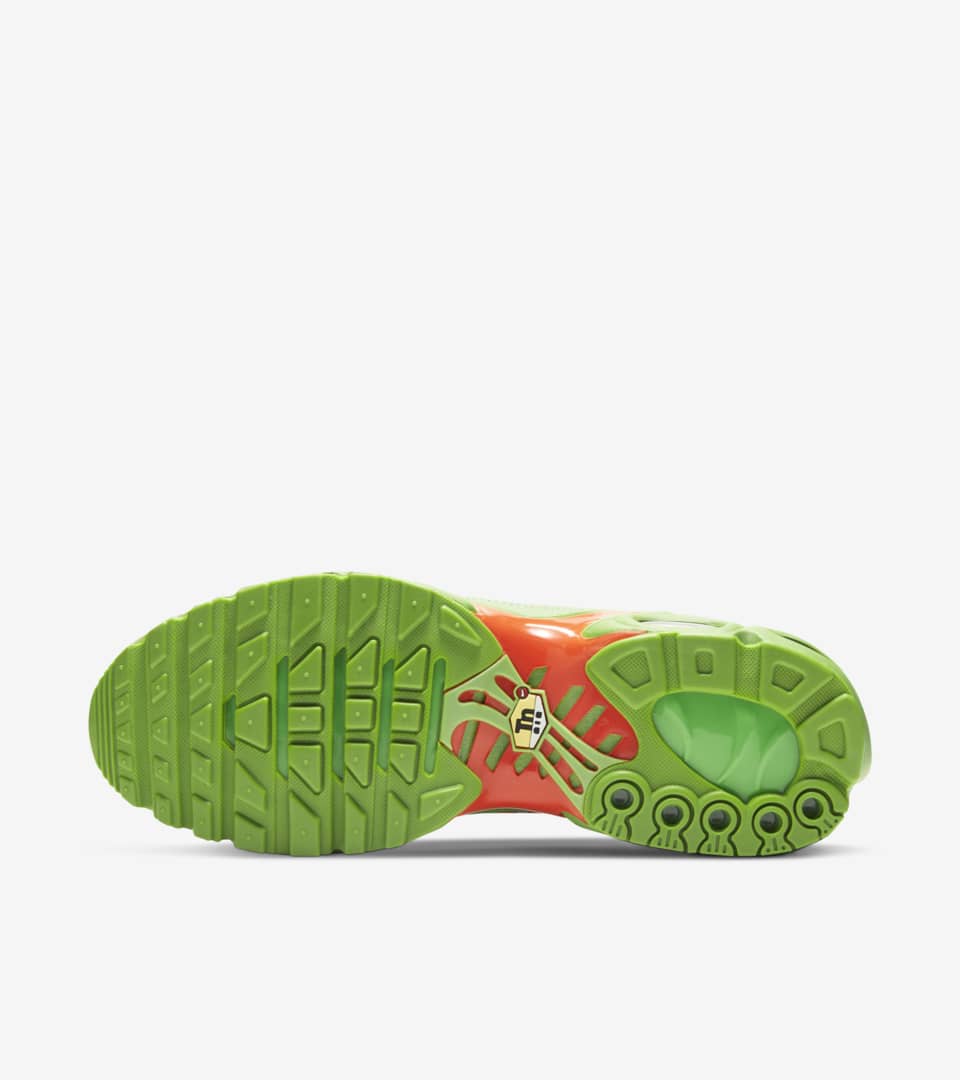 nike green orange shoes