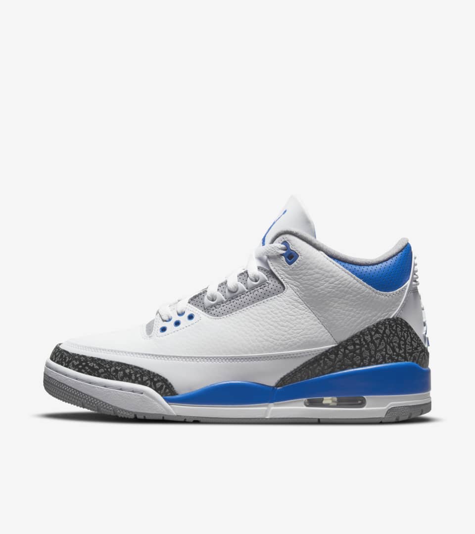 Air Jordan 3 Retro 'Racer Blue' Release 