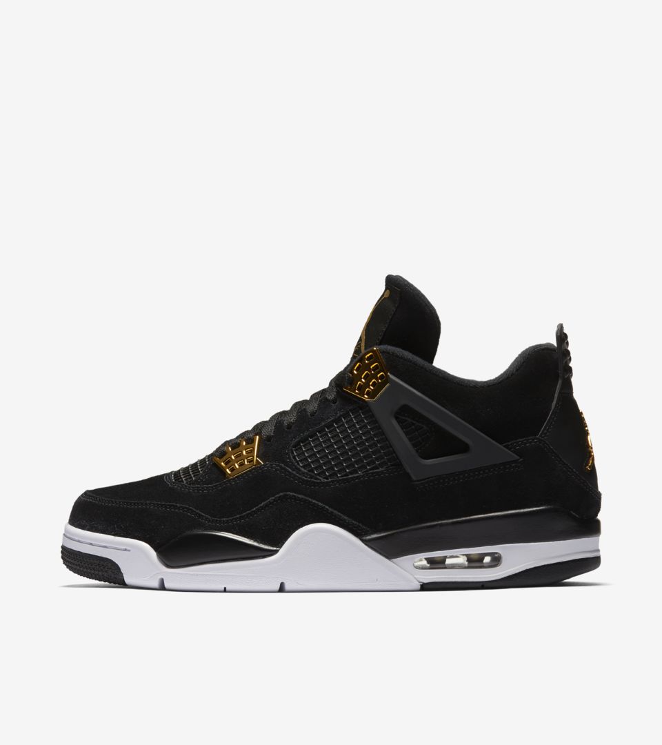 jordan 4s gold and black