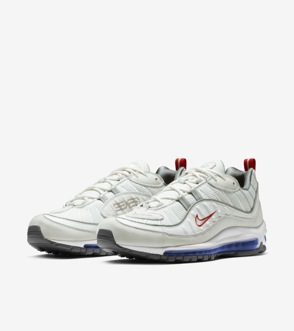 air max 98 trainers summit white blue void red
