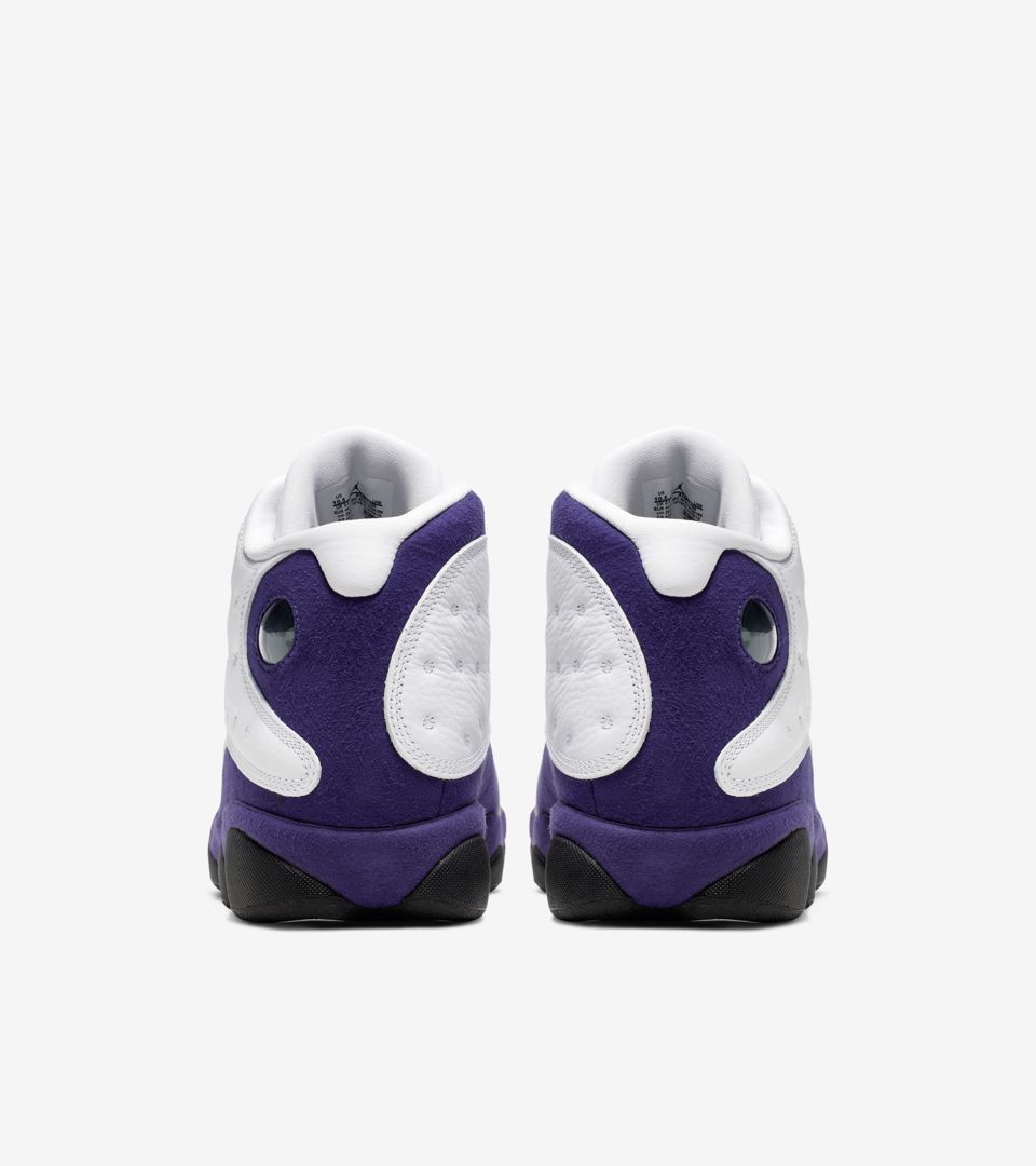 purple white 13 jordans