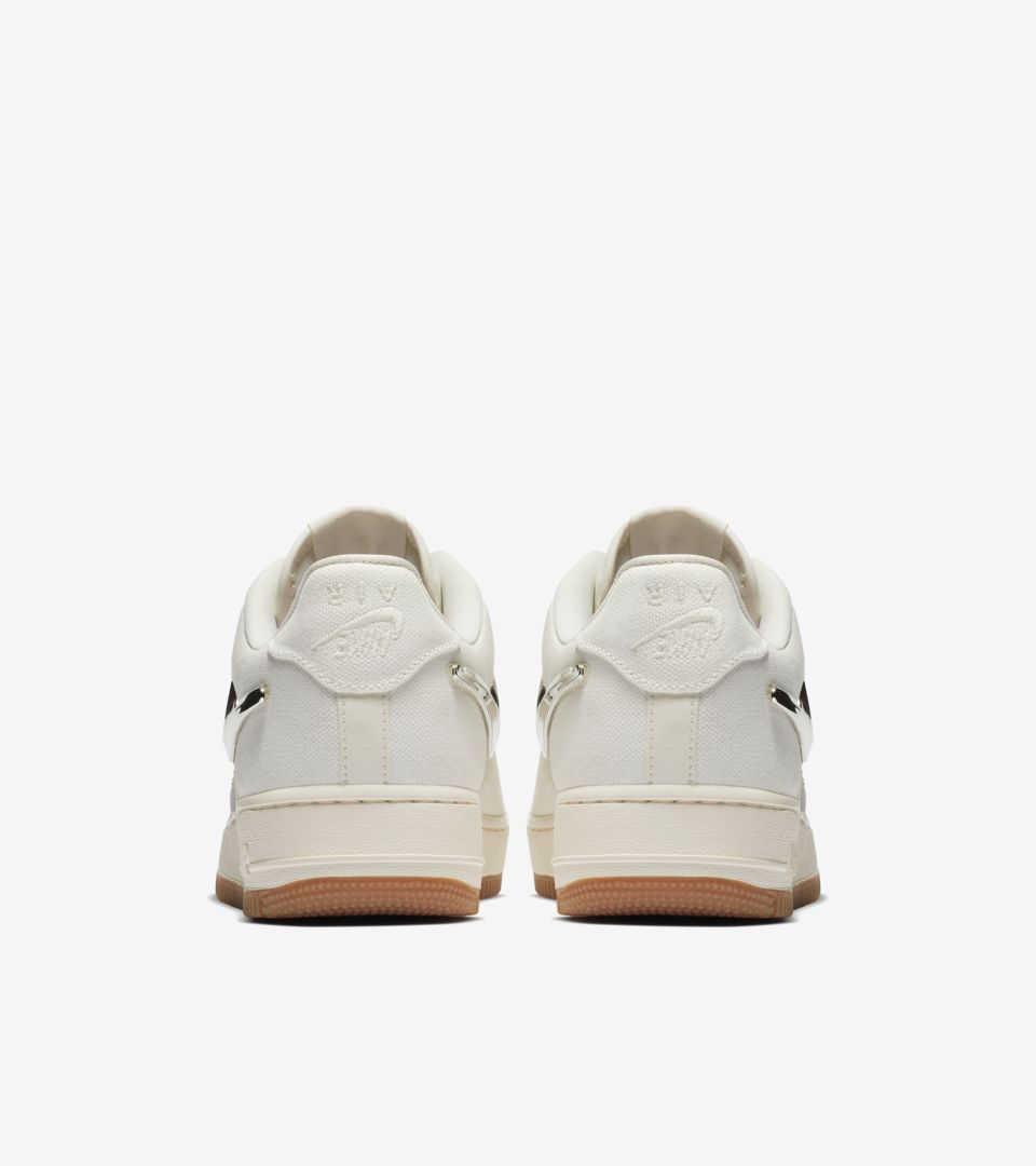 Travis scott air on sale force 1 white