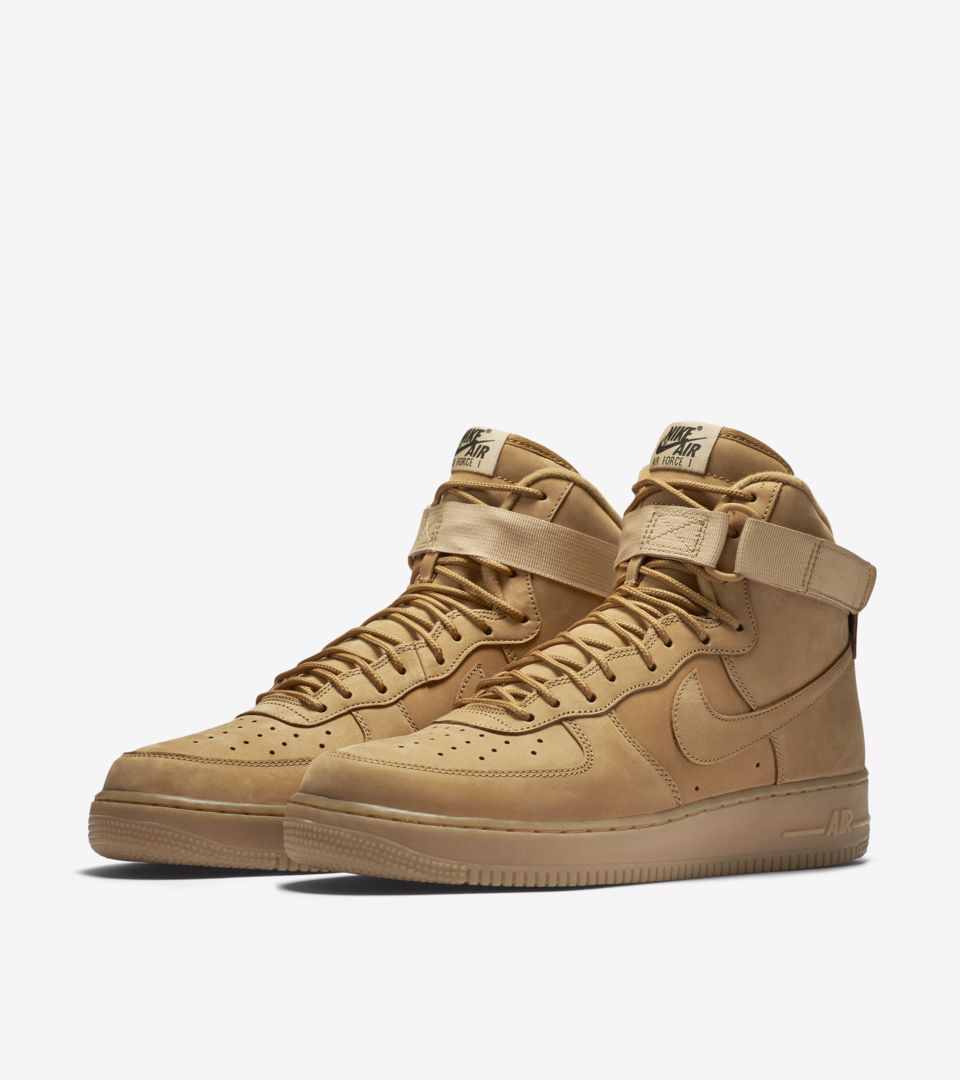 nike air force 1 mid flax