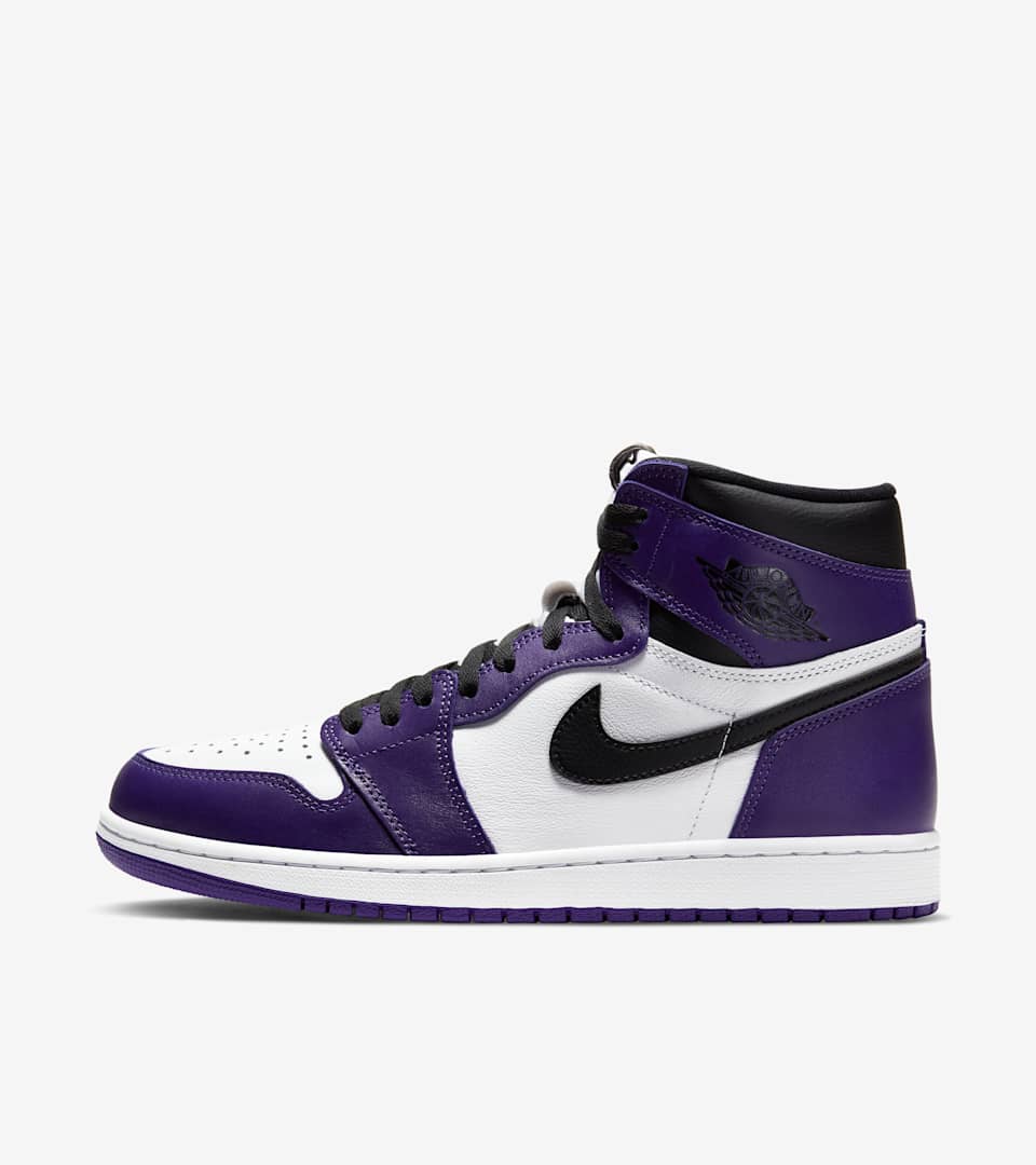 Nike Air Jordan 1 Mid Black/Court Purple•NikeAi