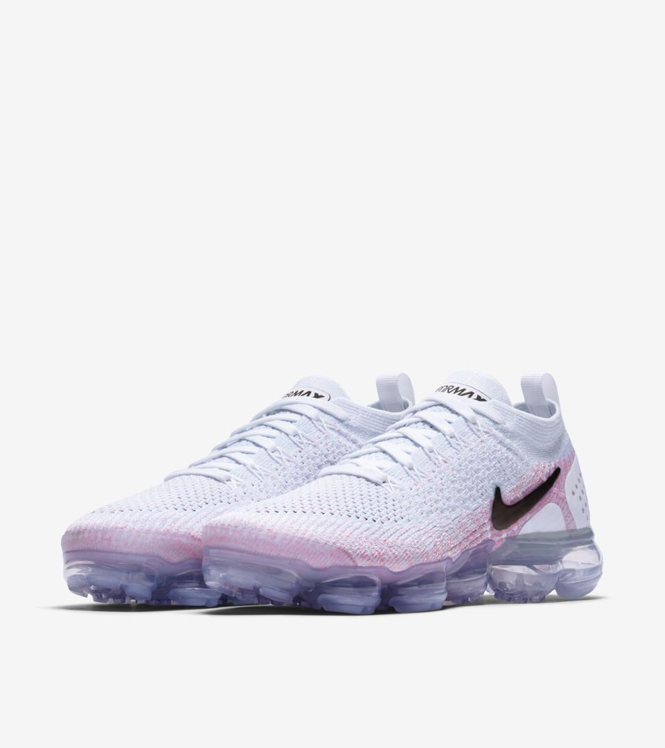 nike air vapormax flyknit 2 white and blue