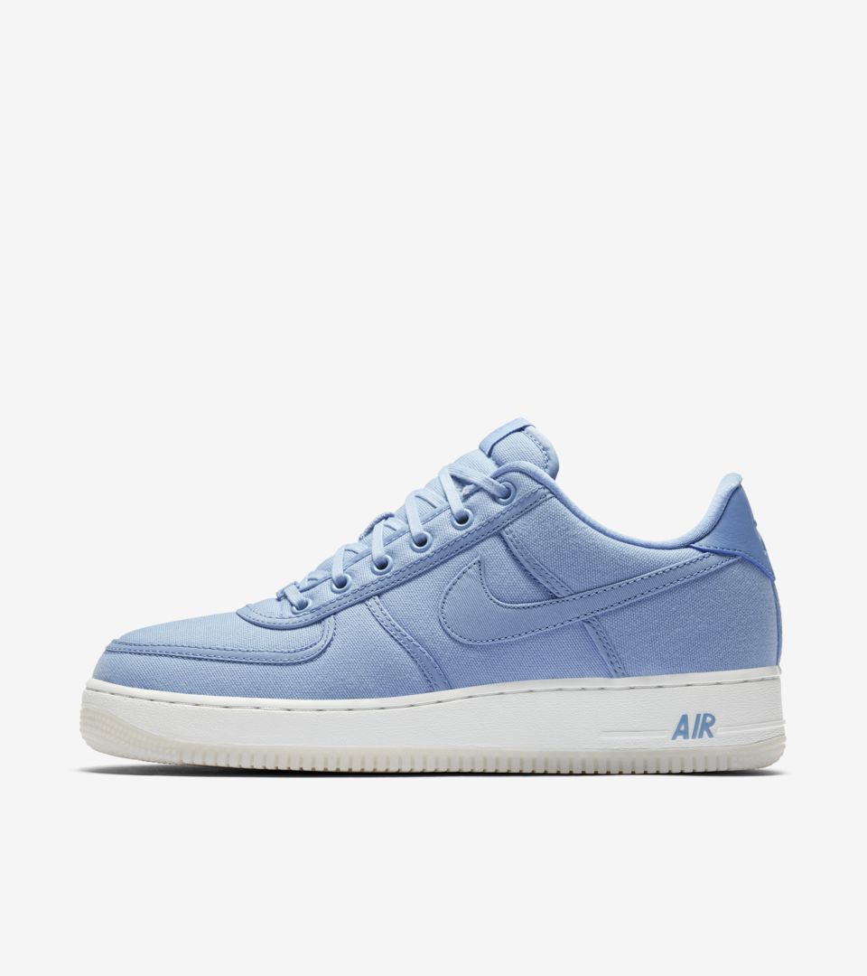 Nike air force 1 canvas blue on sale