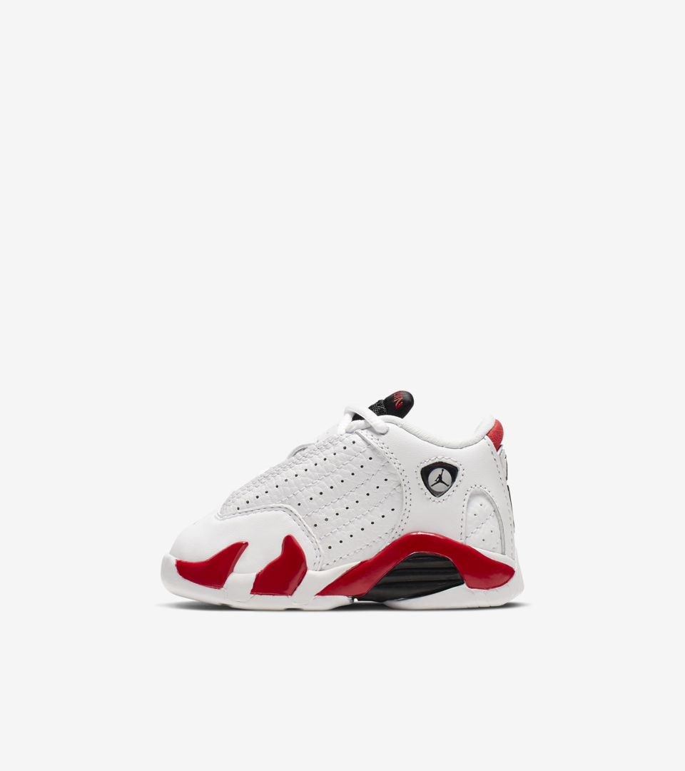 jordan 14 white and red