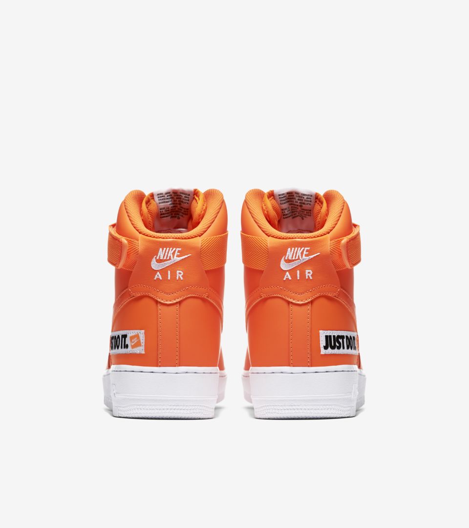 Enlighten etik Alert Nike Air Force 1 High JDI Collection 'Total Orange & White' Release Date.  Nike SNKRS