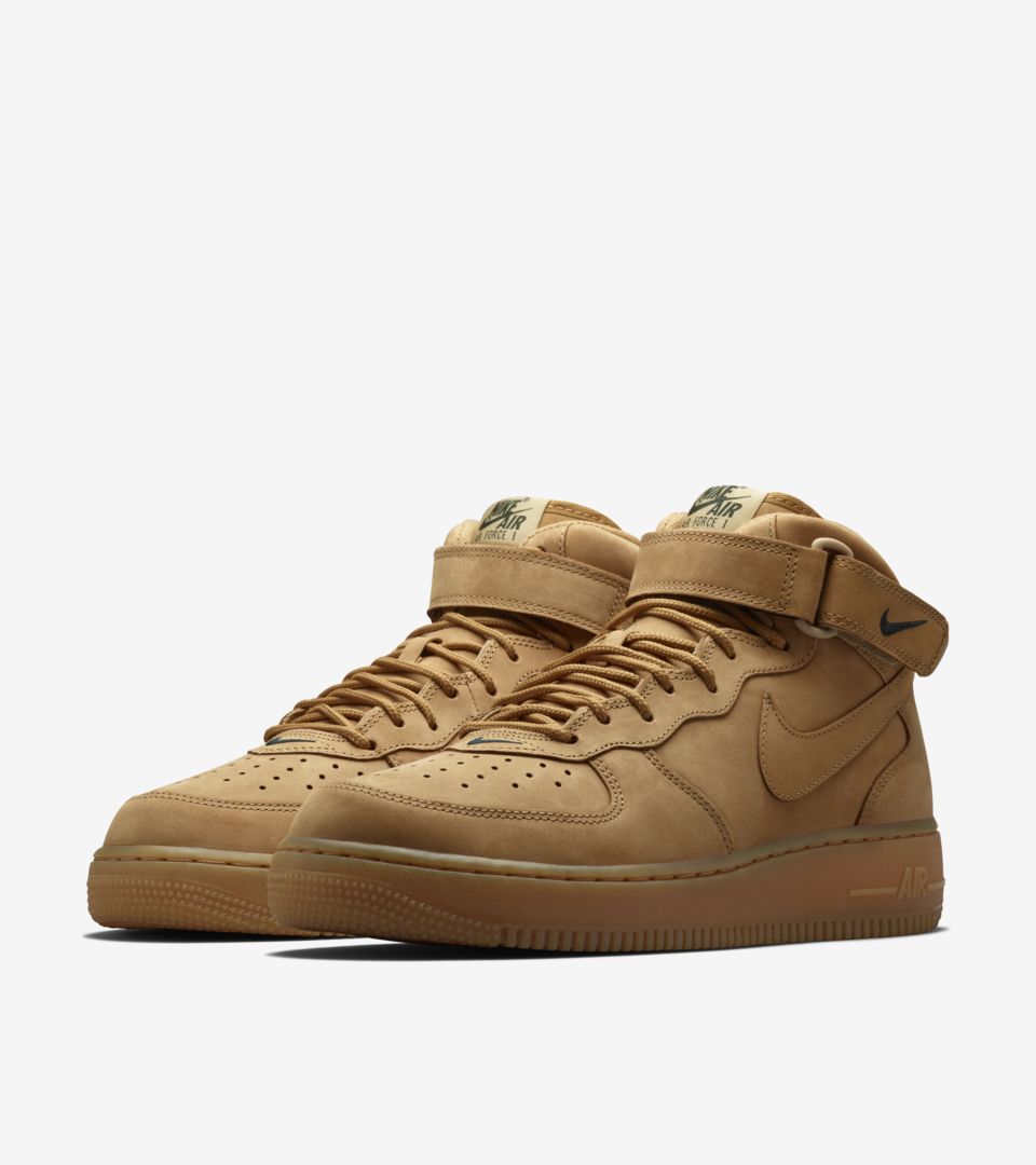 nike air force 1 mid flax for sale