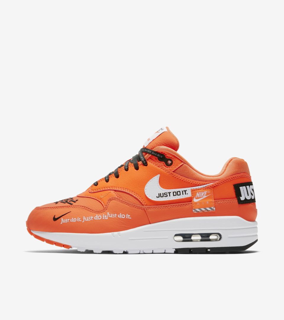 operation reflect Mug Nike Women's Air Max 1 Just Do It Collection 'Total Orange' Release Date.  Nike SNKRS