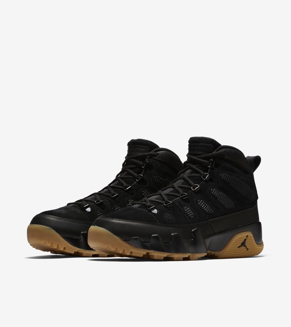 absurd Illusion kylling Air Jordan 9 Boot NRG 'Black and Light Gum' Release Date. Nike SNKRS