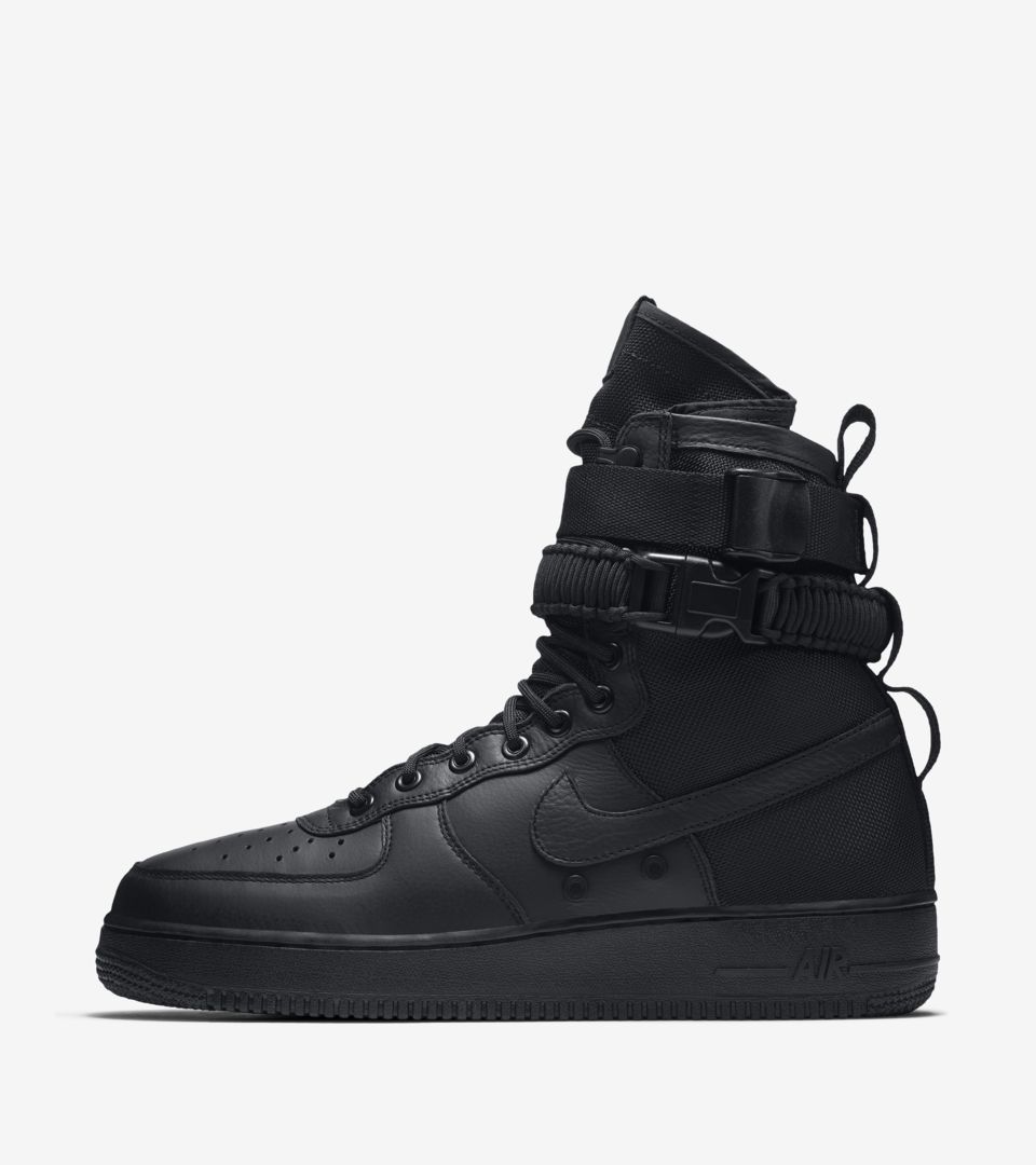 Respectful Dad Well educated Nike SF AF-1 'Triple Black' Release Date. Nike SNKRS