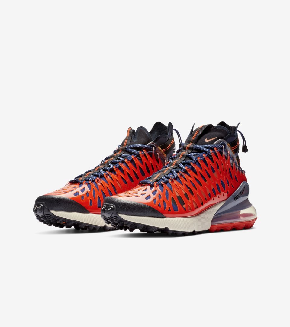 Nike公式 ナイキ エア マックス 270 Ispa Blue Void And Terra Orange And Black Bq1918 400 Am270 Ispa Nike Snkrs Jp