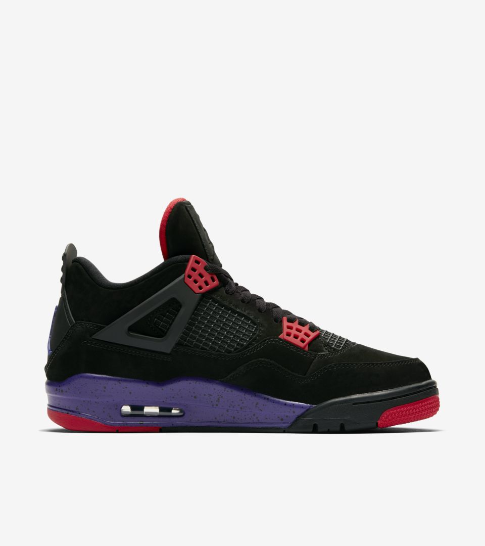 Air Jordan 4 'Black \u0026 Court Purple 