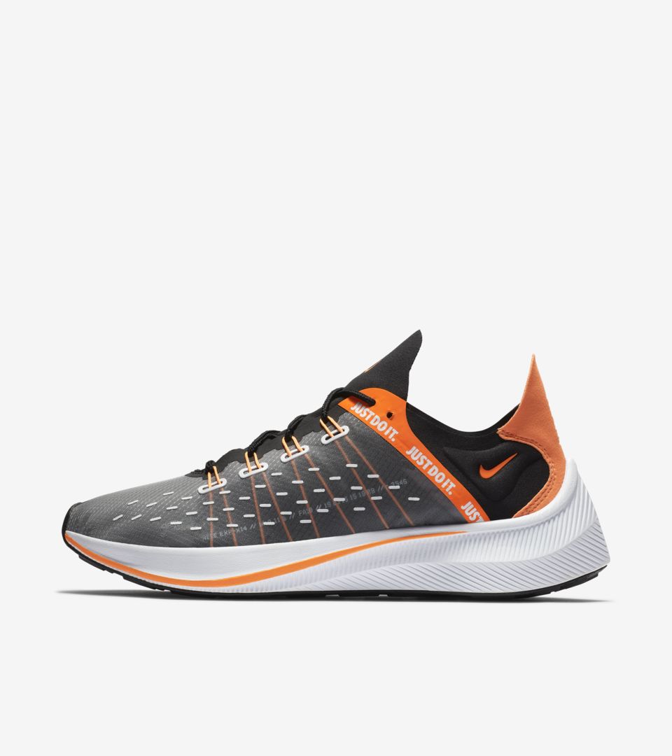 Yo Numérico el último Nike EXP-X14 SE 'Black &amp; Total Orange &amp; White &amp; Cool Grey'  Release Date. Nike SNKRS SE
