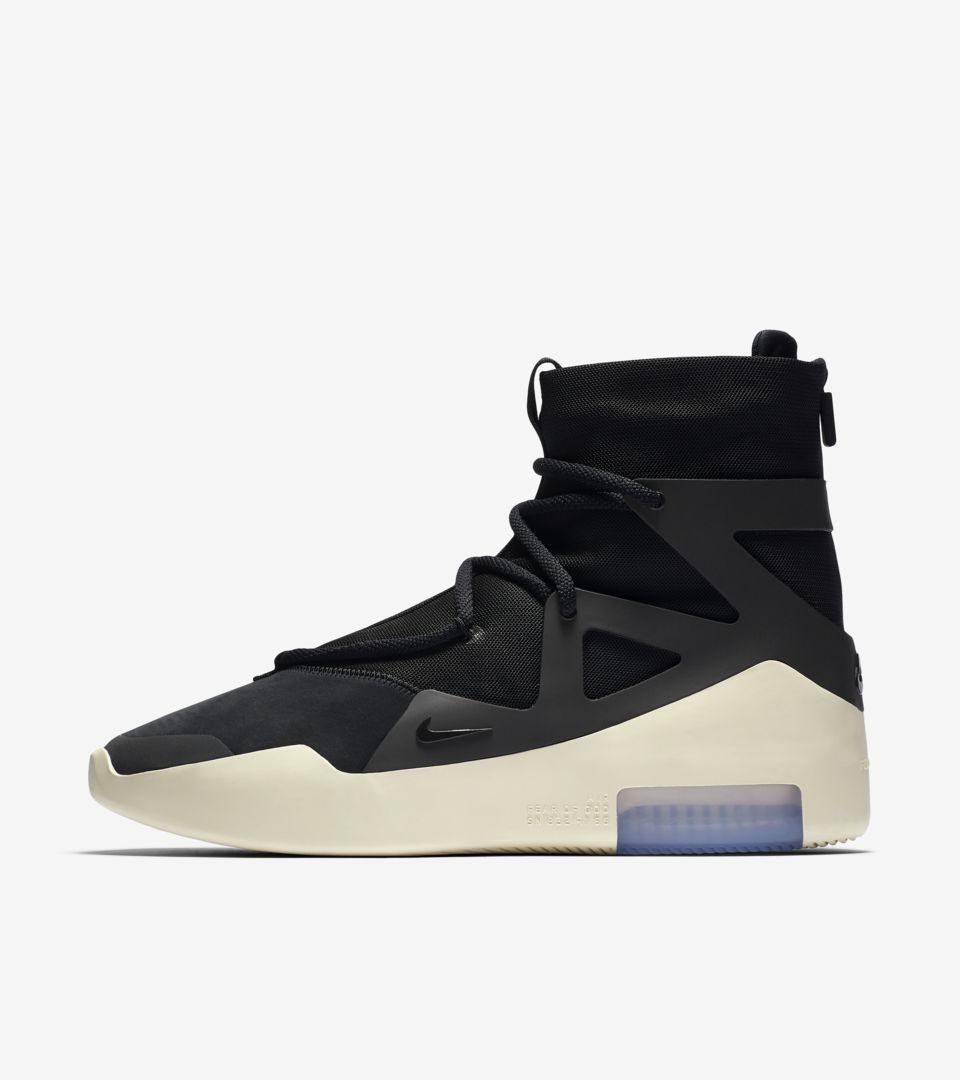 Nike Air Fear of God 1 'Black' Release 