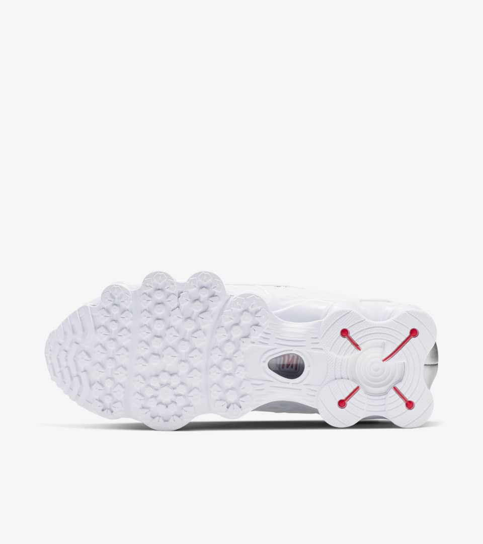 Shox White Low Top Sneakers