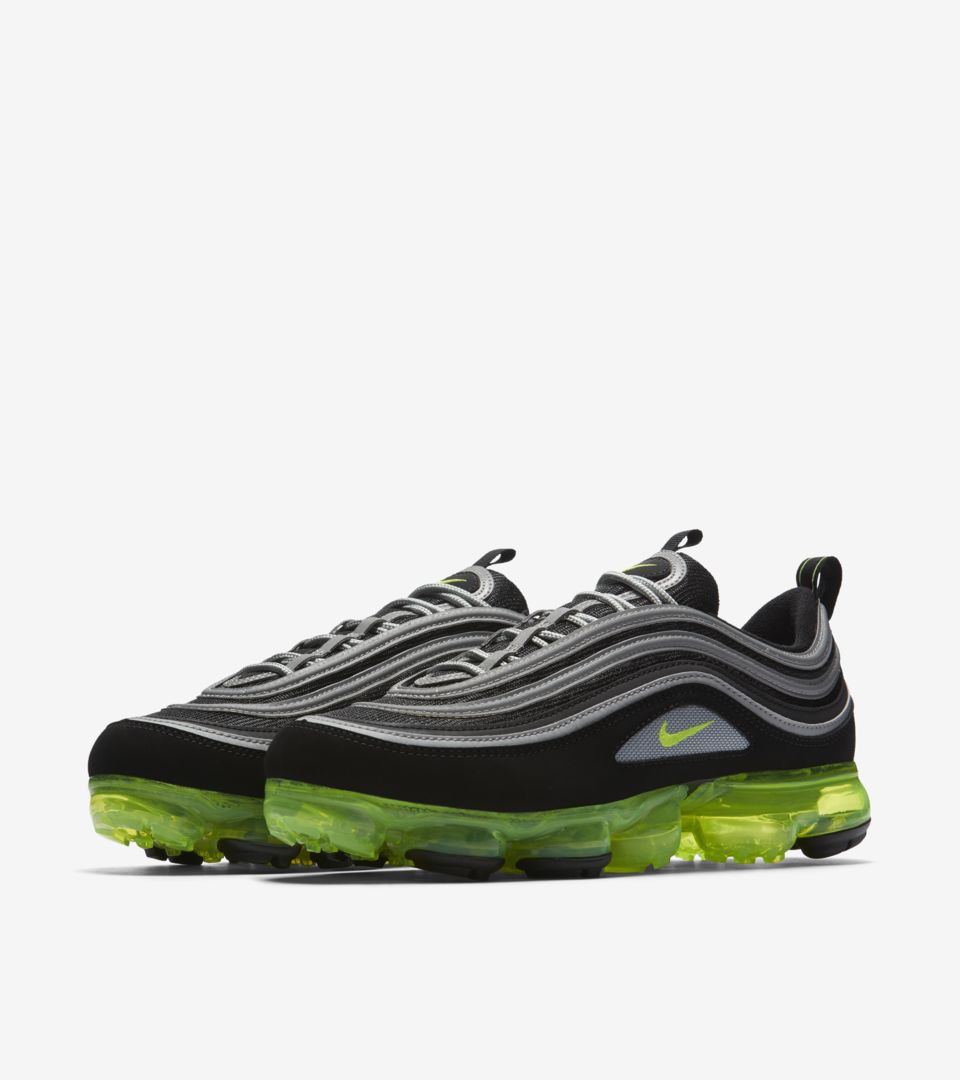 【NIKE公式】ナイキ エア ヴェイパーマックス 97 'Black & Volt & Metallic Silver' (AJ7291-001 / VaporMax 97)