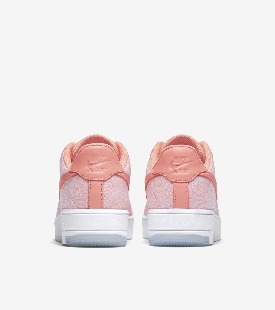 nike air force 1 flyknit low pink