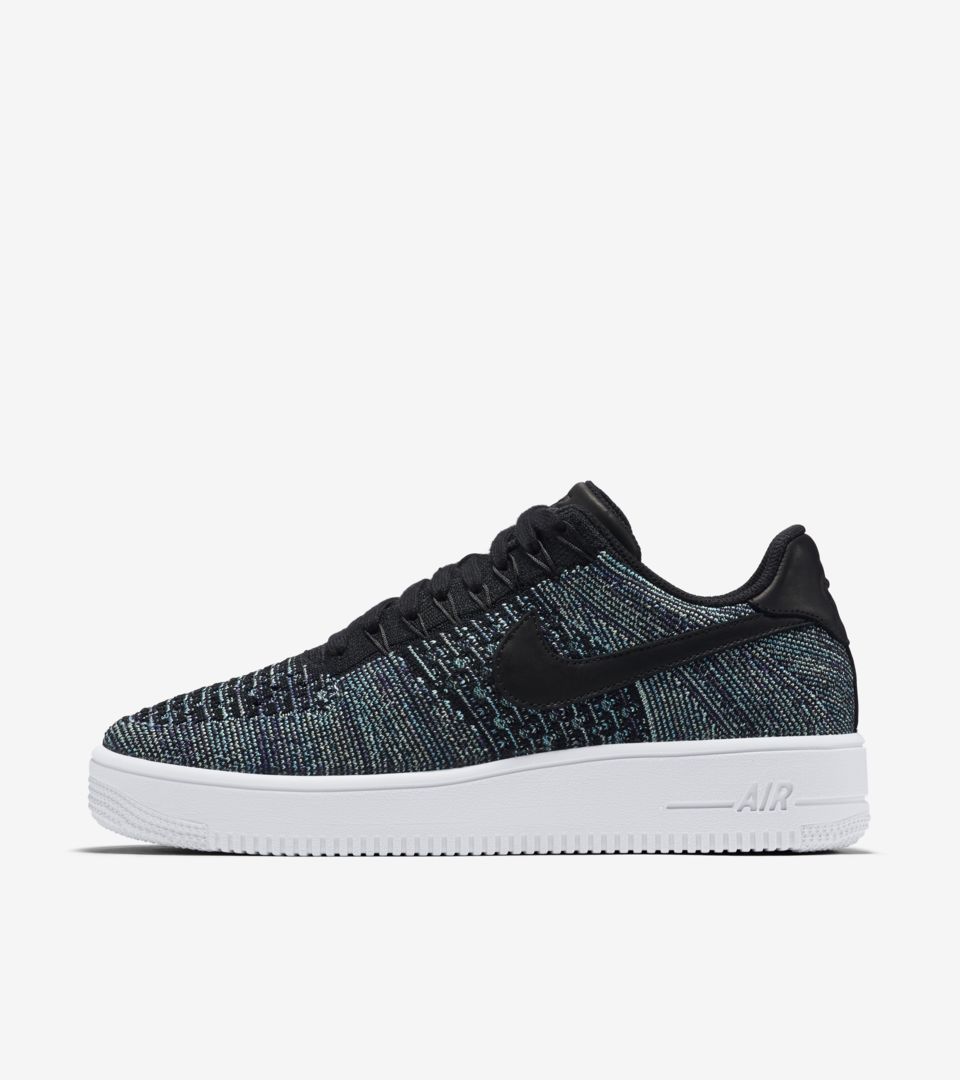 Delegar adolescente Mitones Nike Air Force 1 Low Flyknit 'Vapour Green &amp; Black'. Nike SNKRS GB
