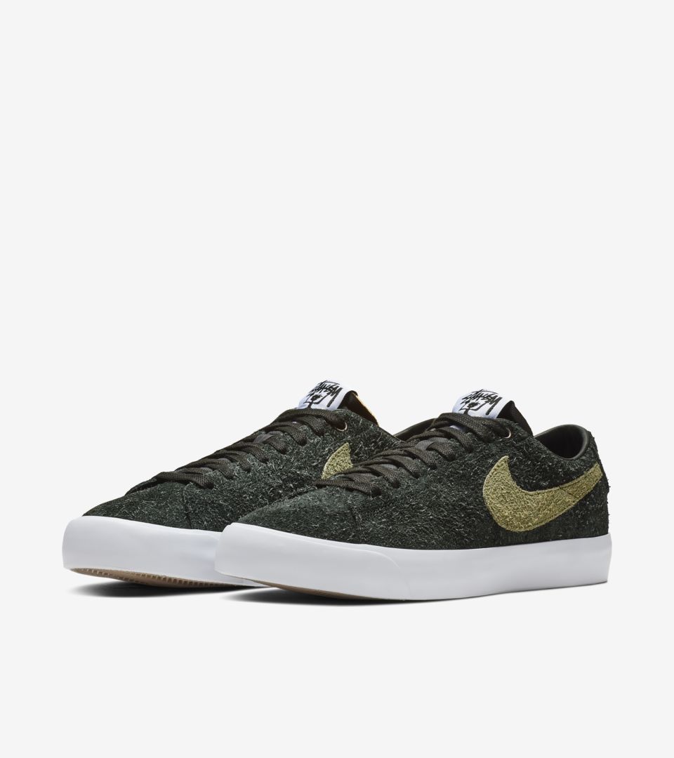 Ananiver Mantenimiento Ahorro Nike SB Zoom Blazer Low Stüssy x Terps 'Black &amp; Reflect Silver' Release  Date. Nike SNKRS IE
