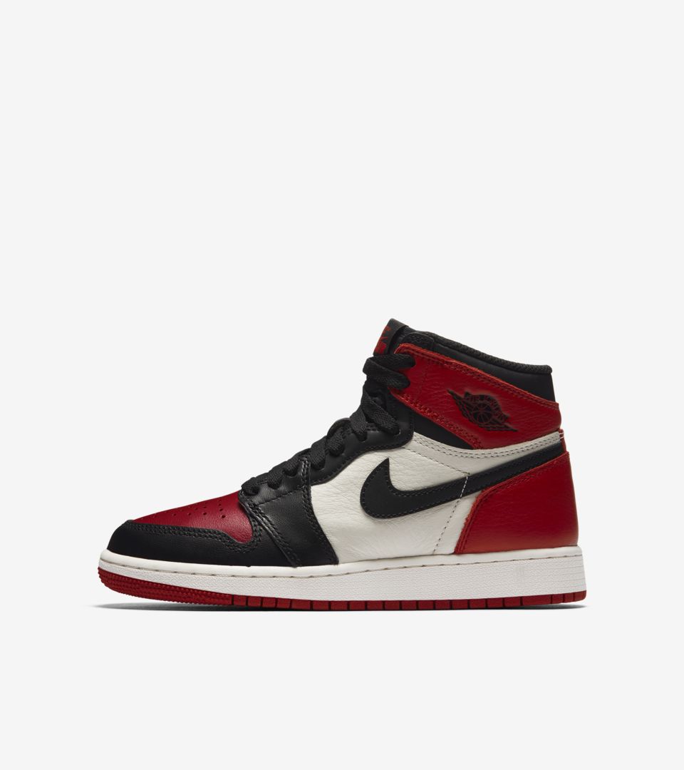air jordan 1 bred toe 2020