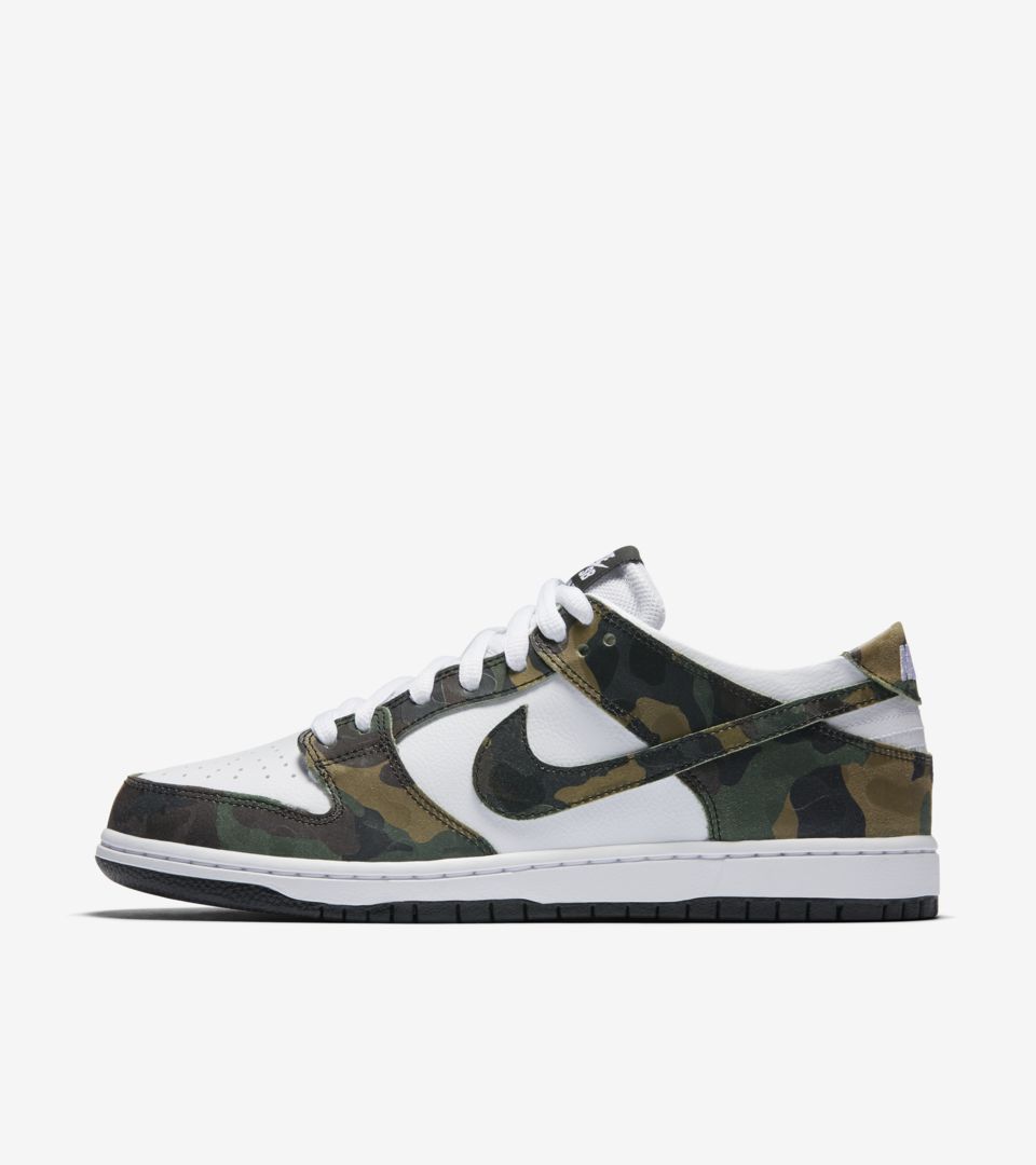 nike sb zoom dunk low camo