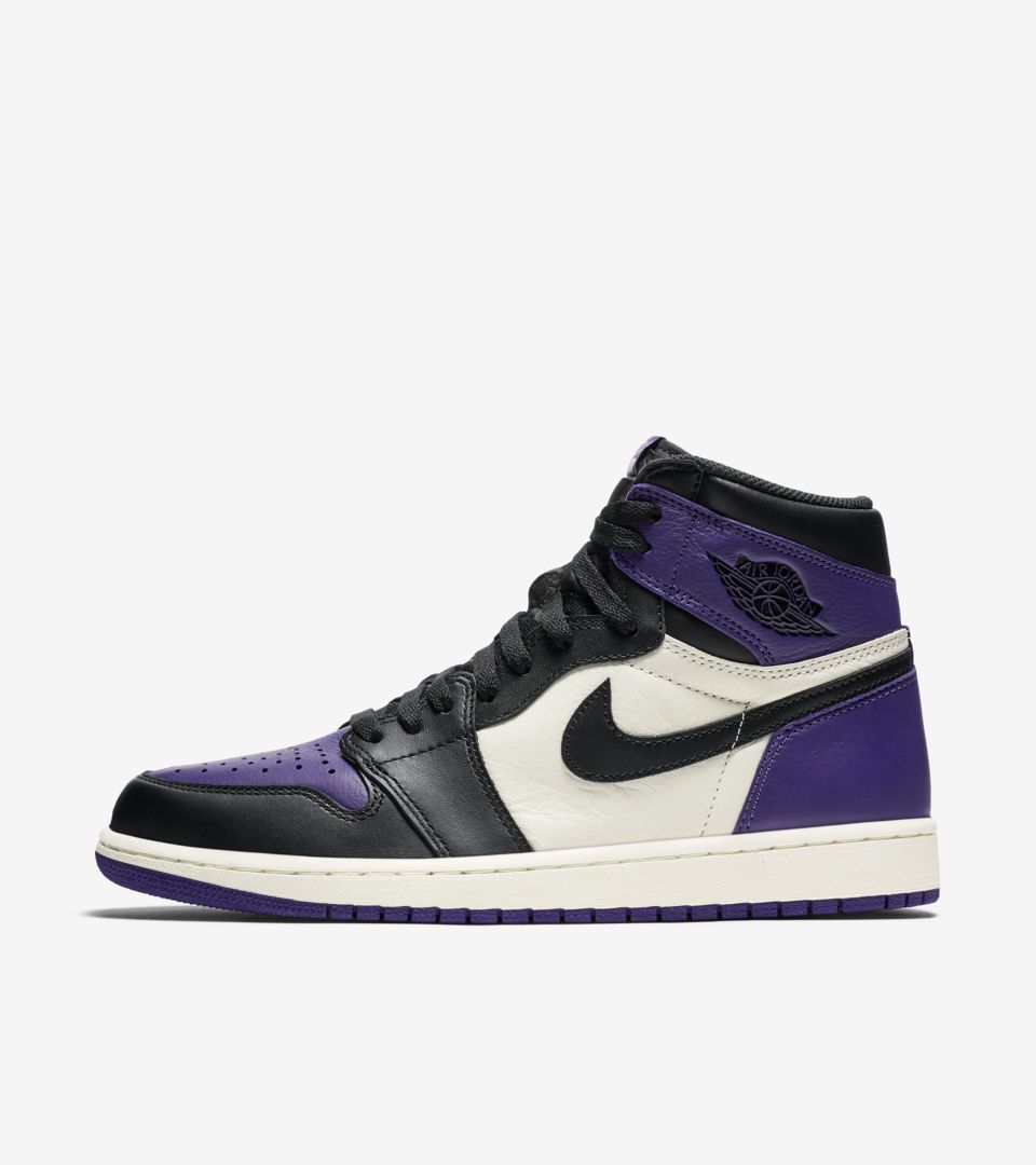 jordan 1s purple and black