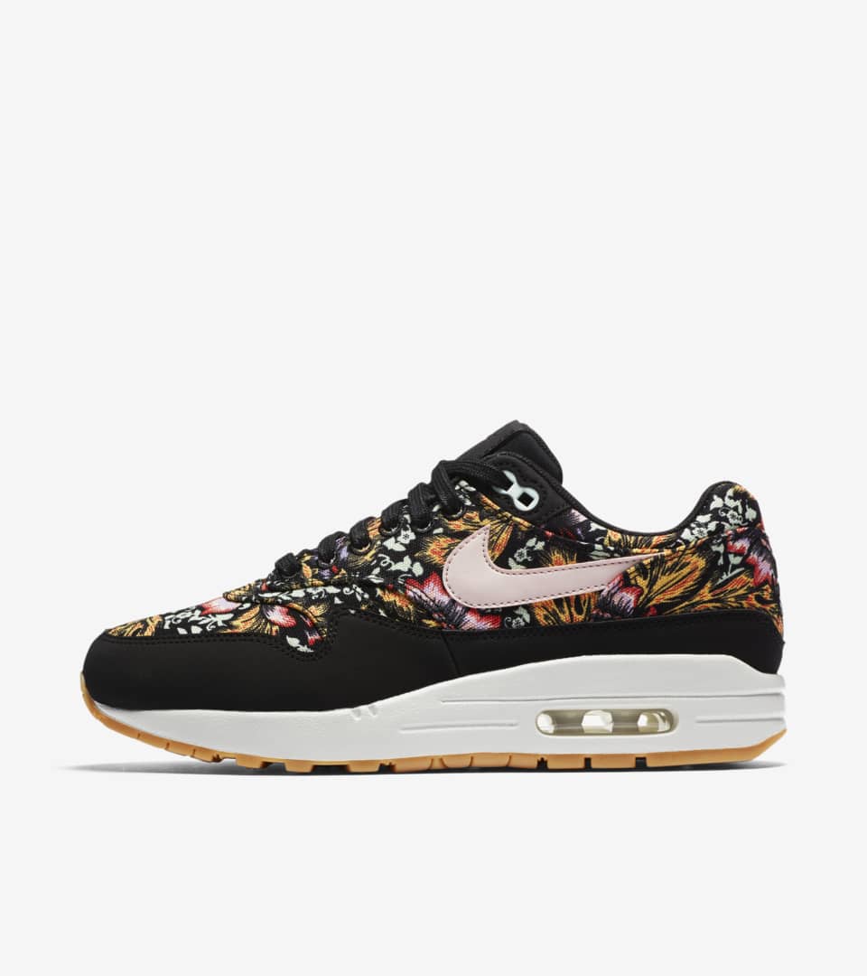 nike air max 1 blue floral