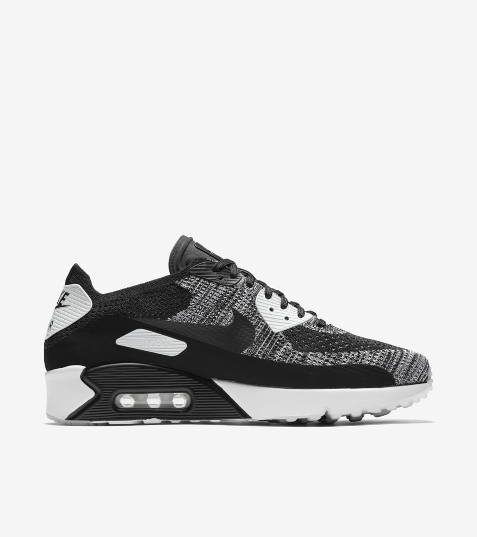 Adaptive Miss safety Nike Air Max 90 Ultra 2.0 Flyknit 'Black & White'. Nike SNKRS