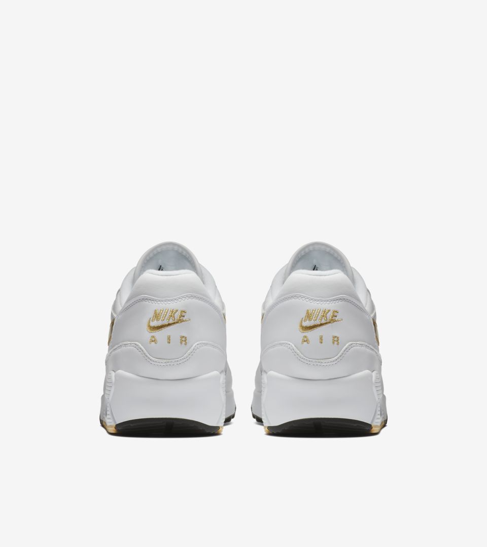 Nike Air Max 90/1 'White \u0026amp; Metallic 