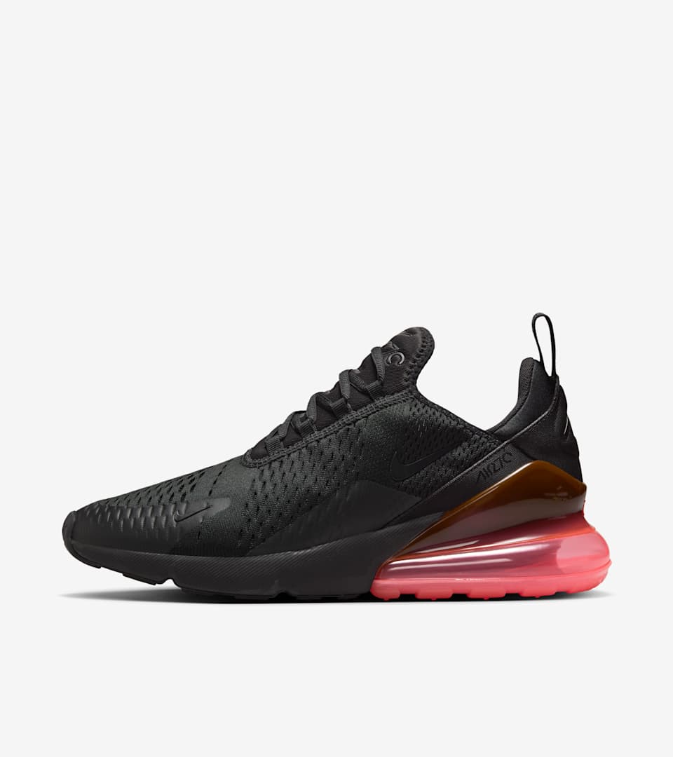 Chorrito propietario Jajaja Fecha de lanzamiento de las Nike Air Max 270 "Black &amp; Hot Punch". Nike  SNKRS ES