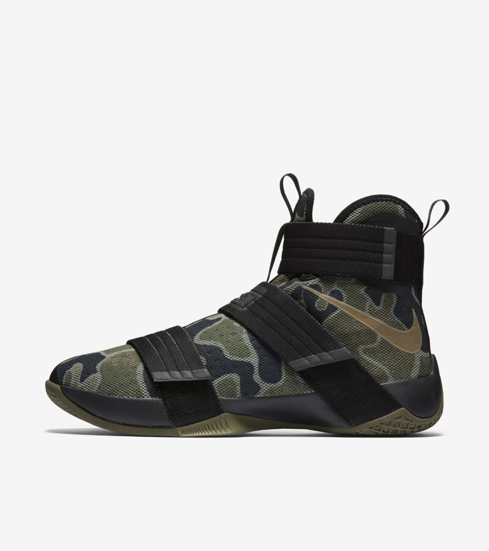 Nike Zoom LeBron Soldier 10 'Camo' Release Date. Nike SNKRS