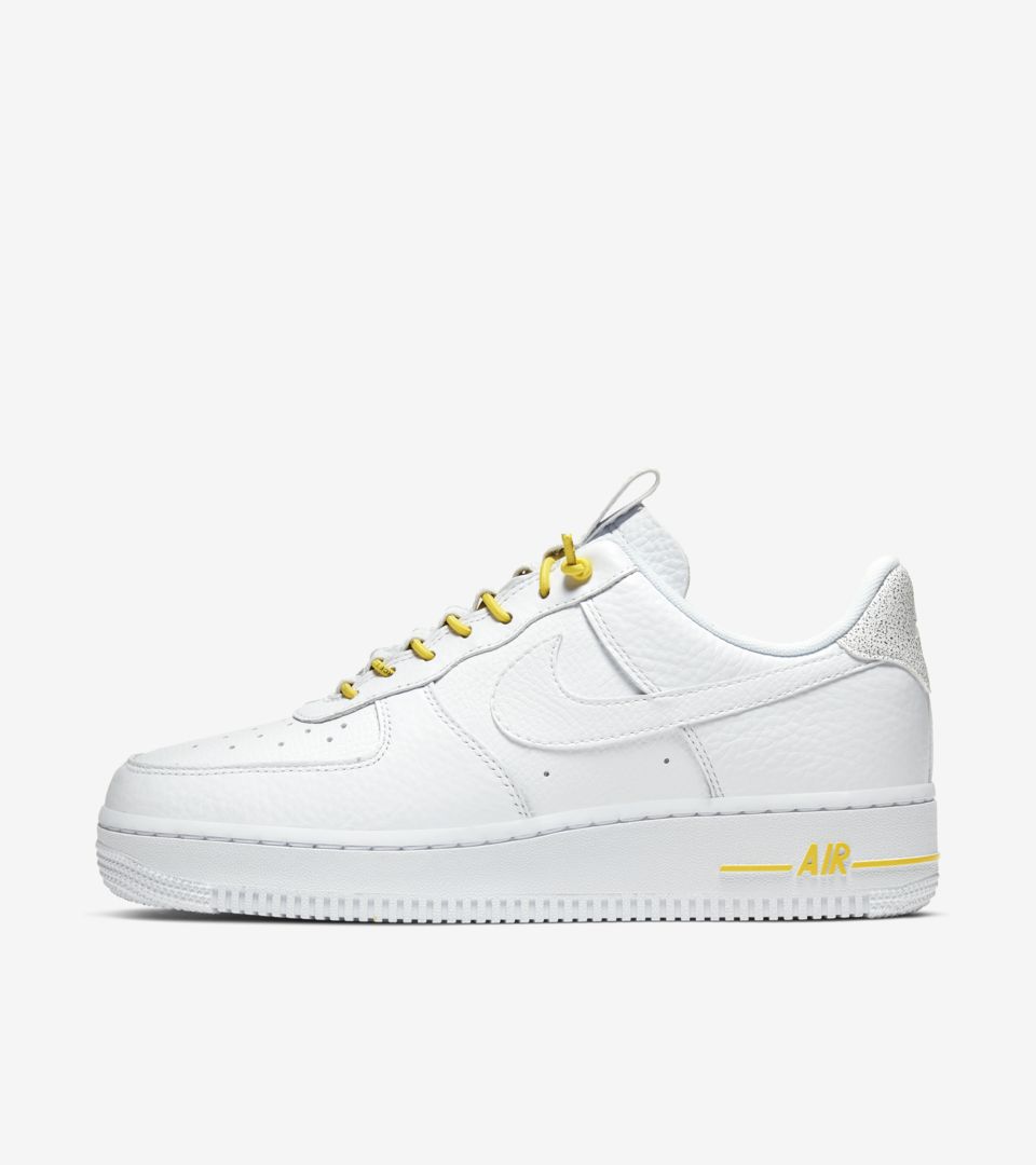 air force ones white and yellow