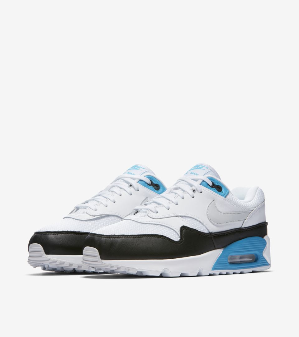 nike air max blue white and grey