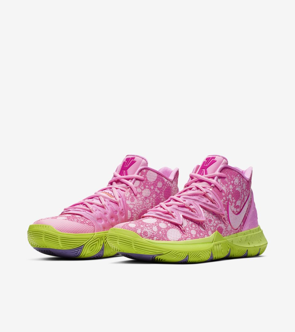 kyrie 5 pink and green