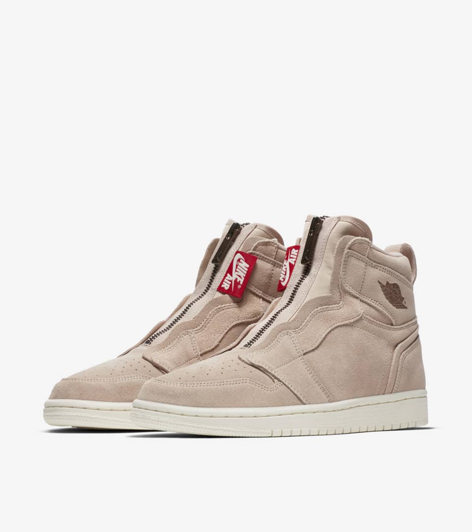 NIKE公式】レディース エア ジョーダン 1 HIGH ジップ 'Particle Beige