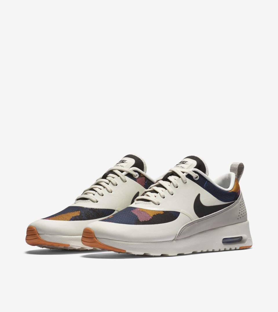 nike air max thea leather and jacquard sneakers
