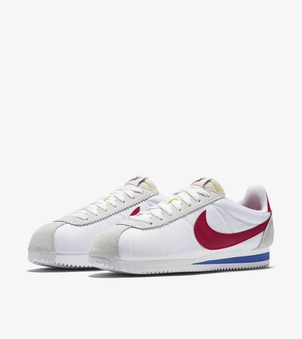 nike classic cortez premium white