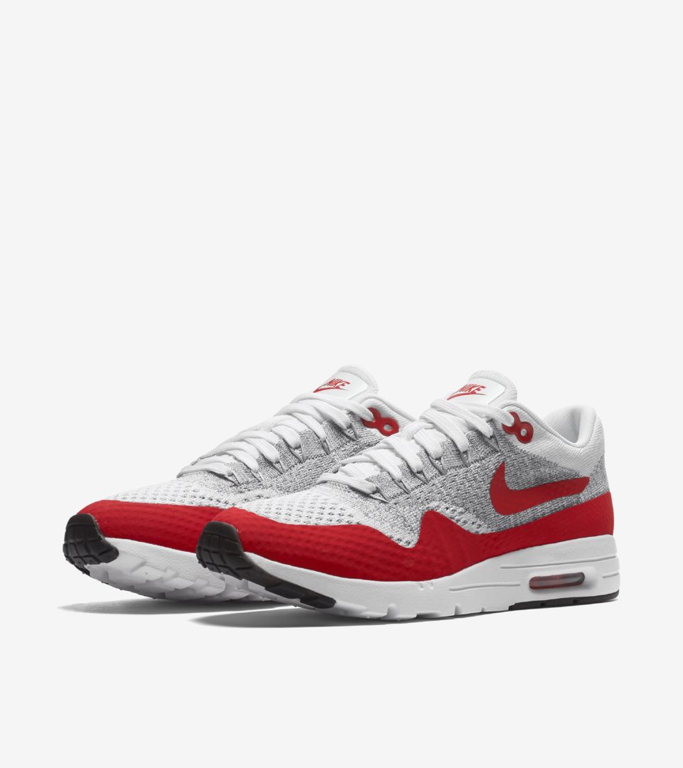 air max 1 flyknit red