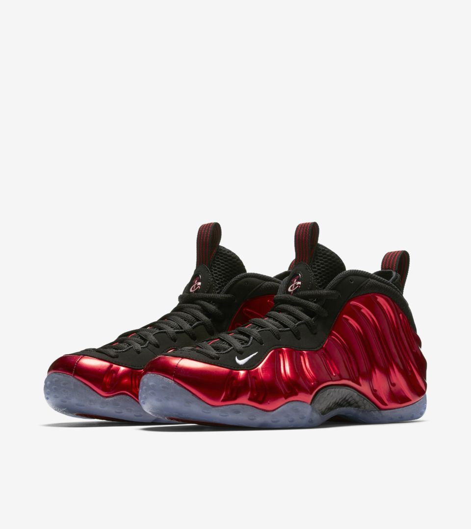 nike foamposite all red