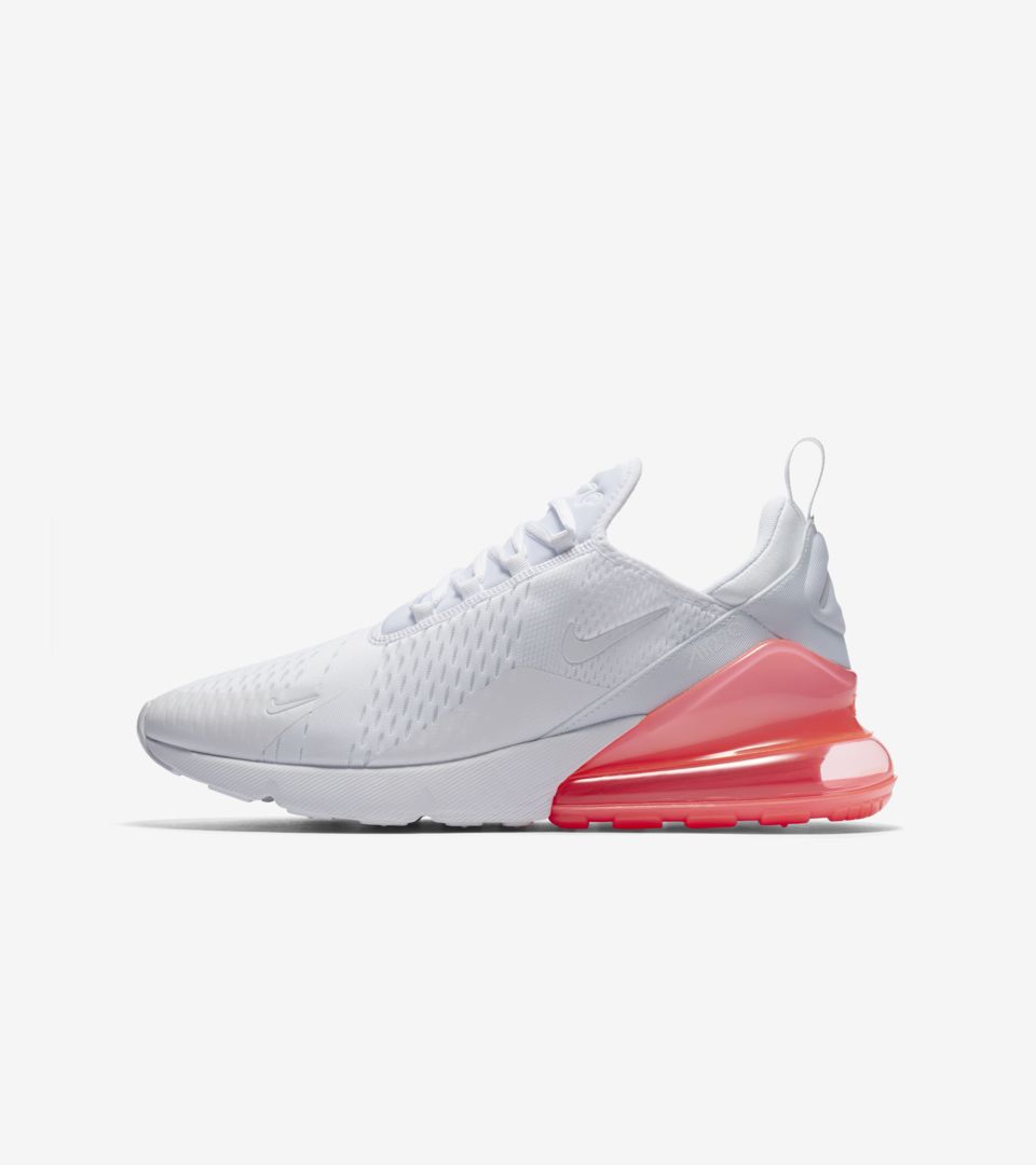 Nike Air Max 270 White Pack 'Hot Punch 