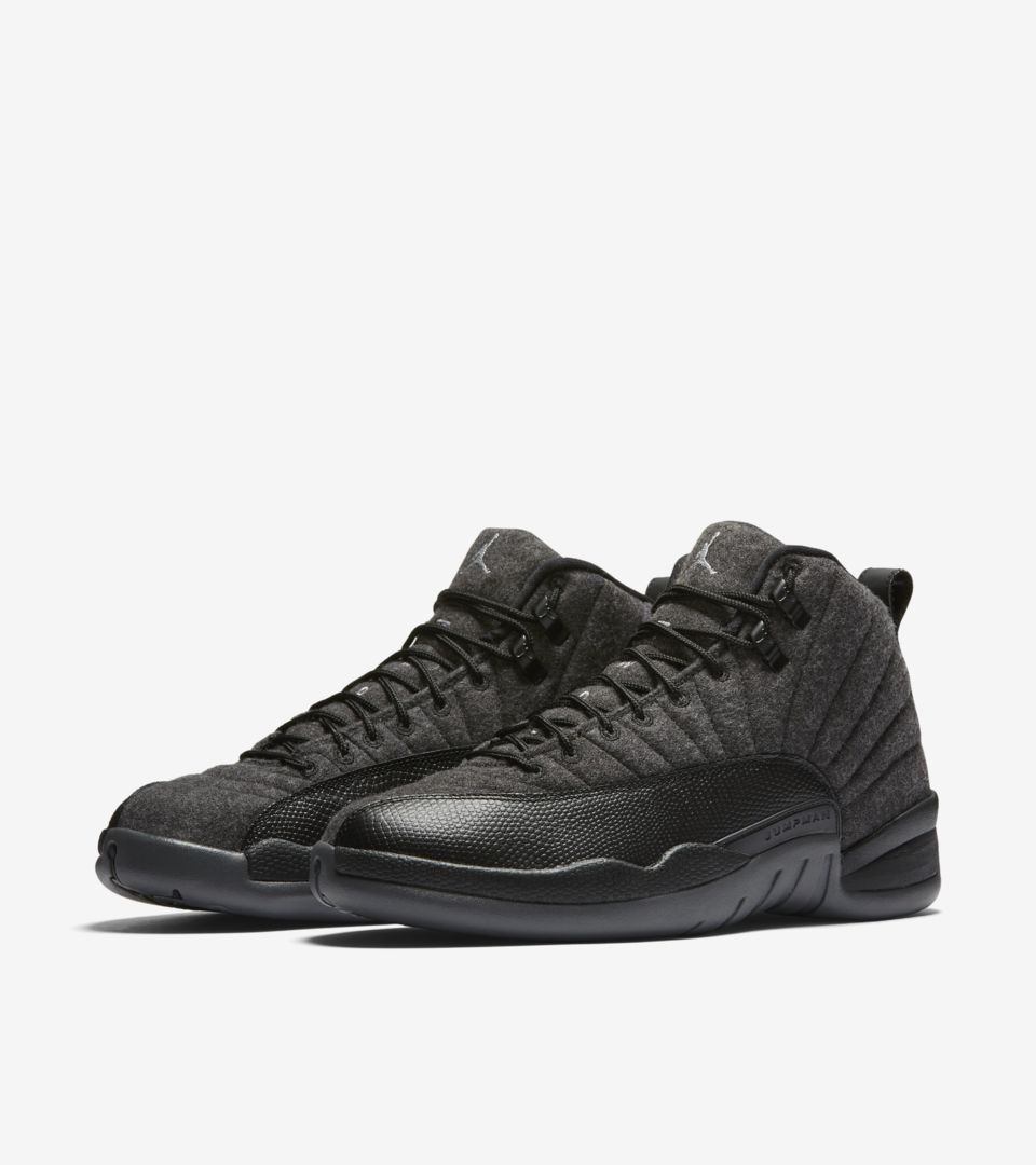 implícito Barriga Espacioso Fecha de lanzamiento de las Air Jordan 12 Retro Wool "Dark Grey &amp;  Black". Nike SNKRS ES